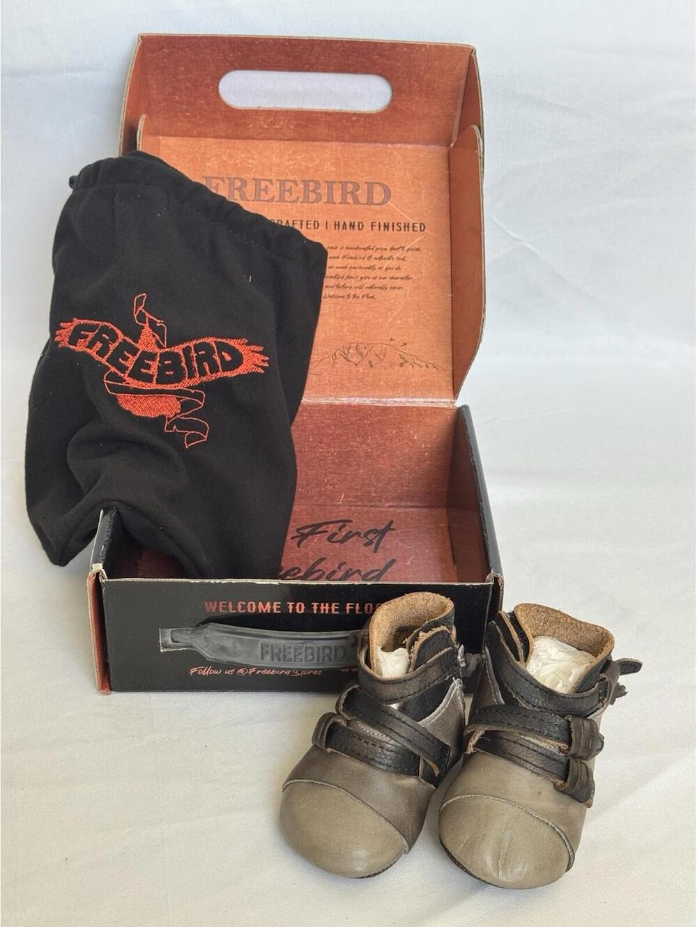 Freebird Baby BABY CRUE GREY MULTI SIZE 1 (3-6 MONTHS) NEW